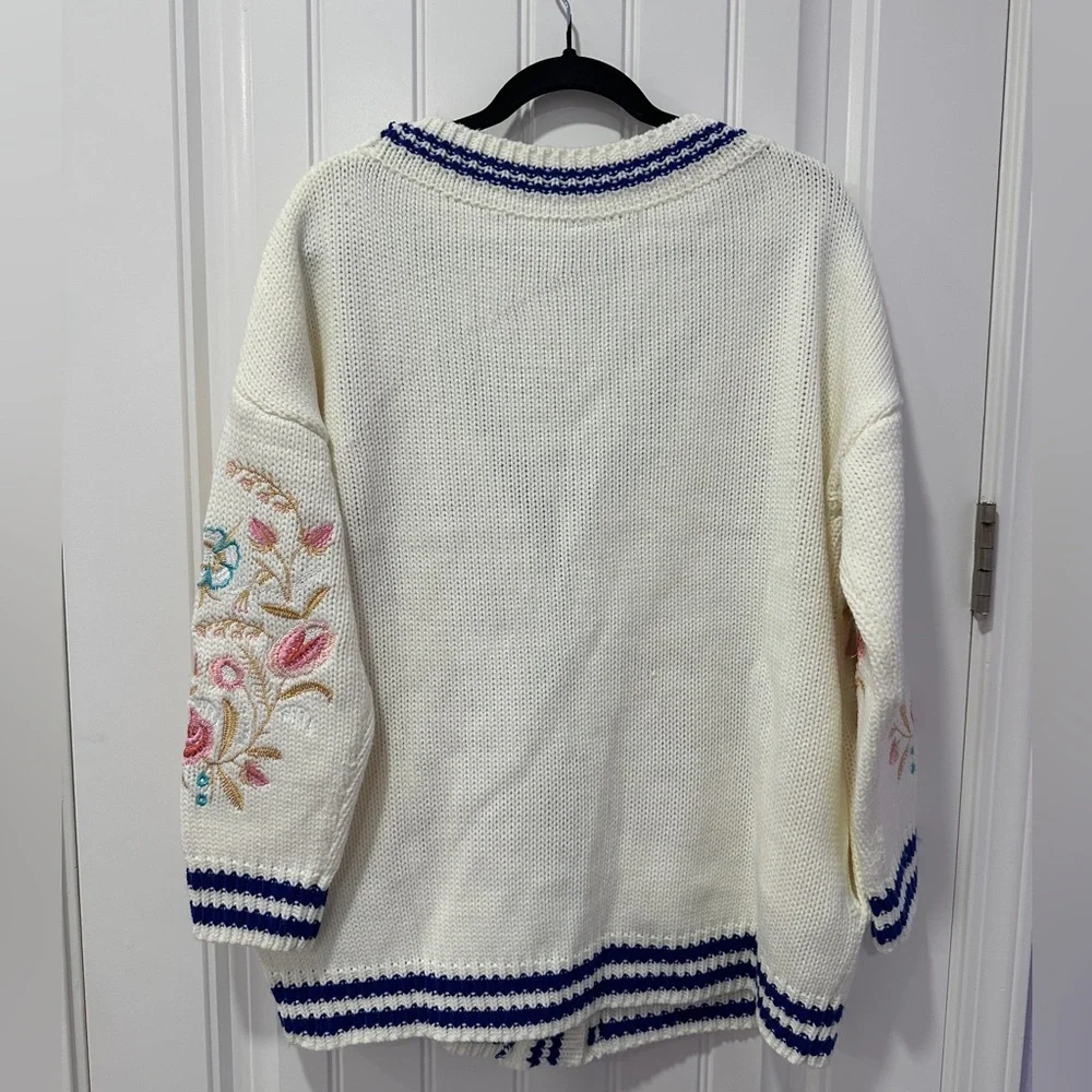 Anthropology | Aratta Silent Journey Embroidered Cardigan - Picture 9 of 9